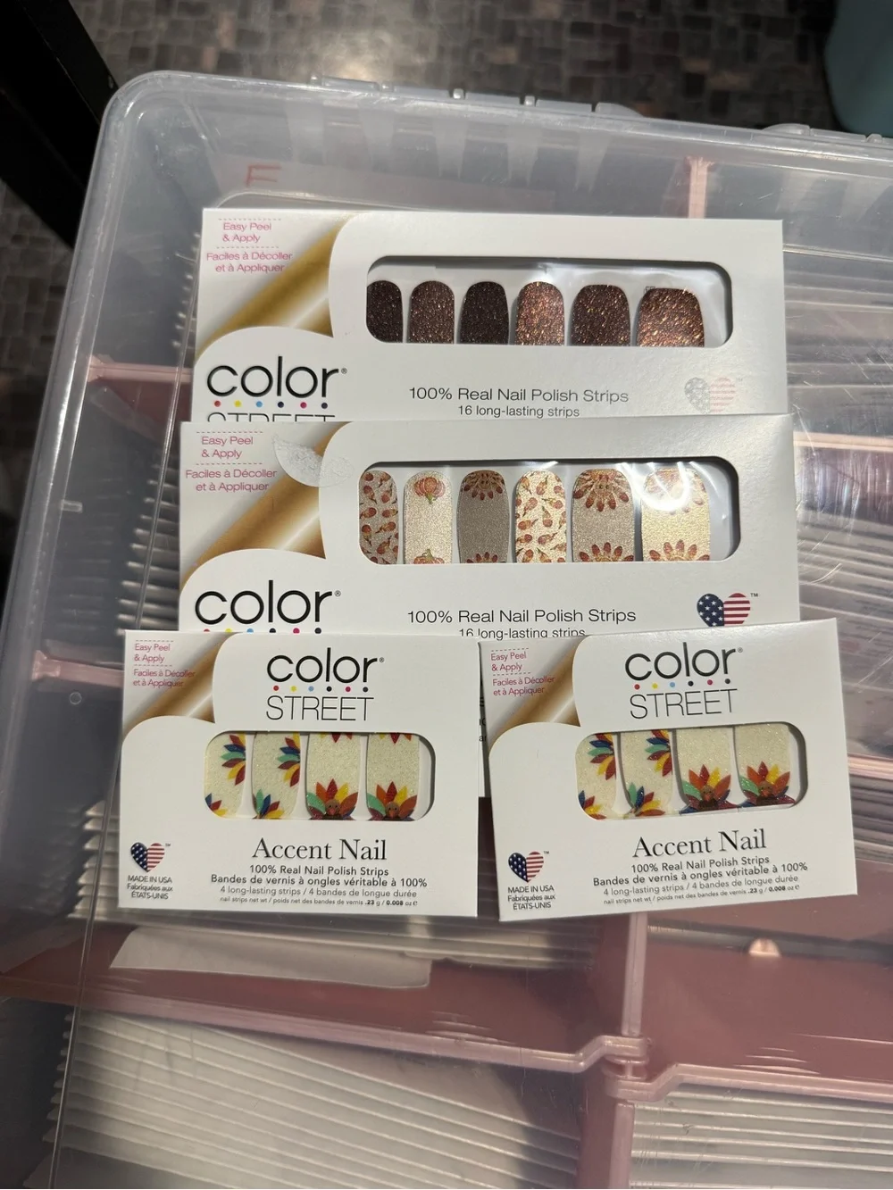 Color Street Fall/Thanksgiving Nail Polish Strip bundle